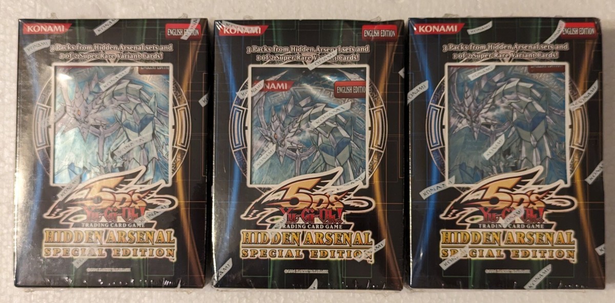 hidden arsenal 3 booster box Yu-Gi-Oh! Dinosaurs on fire Yu-Gi-Oh 5D Hidden Arsenal Special