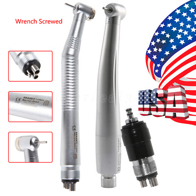NSK Style Dental High Speed Turbine Handpiece Push type 4Hole /Quick Coupler ty