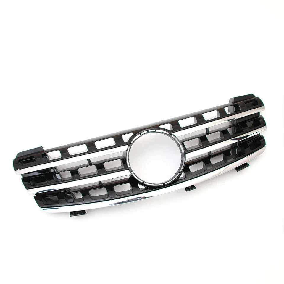 Upper Grill W/Emblem For 2005-2008 Mercedes Benz ML Class W164 ML320 ML350 ML550 Foto 4 de 4
