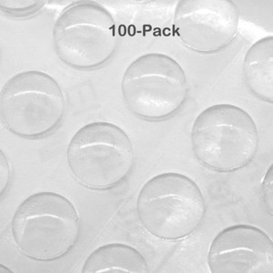cabinet door drawer furniture silicone clear 100x pads bumper surface protection