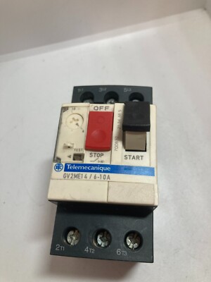 TELEMECANIQUE GV2ME14 MANUAL STARTER PROTECTOR 3 POLE 6-10A 690VAC 50/60HZ