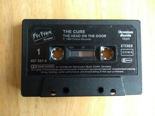 The Cure, Head On The Door, cassette album, Fiction Records. 827 231-4 ME. Chrom - Picture 10 of 12