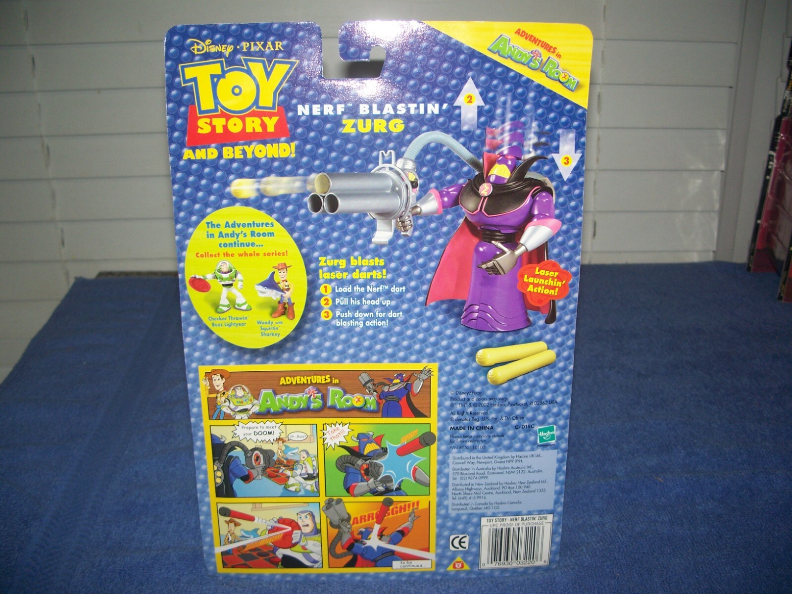 2002 Toy Story And Beyond! Nerf Blastin Zurg Figure by Hasbro