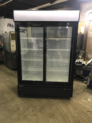 sliding door cooler