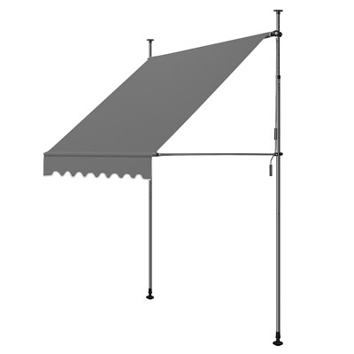 EUGAD Klemmmarkise 2/3m Balkon Markise ohne Bohren hhenverstellbar  Sonnenschutz | eBay.de