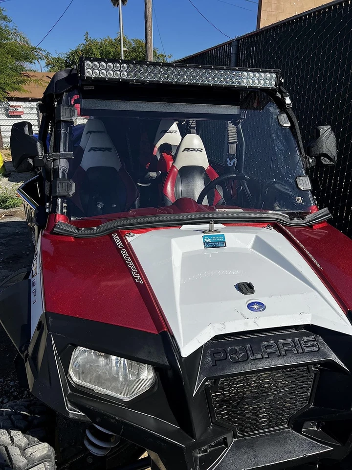 Full Windshield Scratch-Resistant For Polaris RZR 570 800/4 800S XP 900/RZR 570 Foto 2 de 4