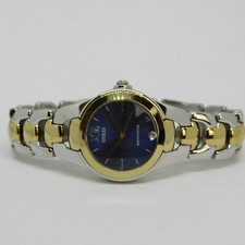 GUESS Waterpro G65373L Two Tone Quartz Analog Women's Watch Sz. 6" New Battery