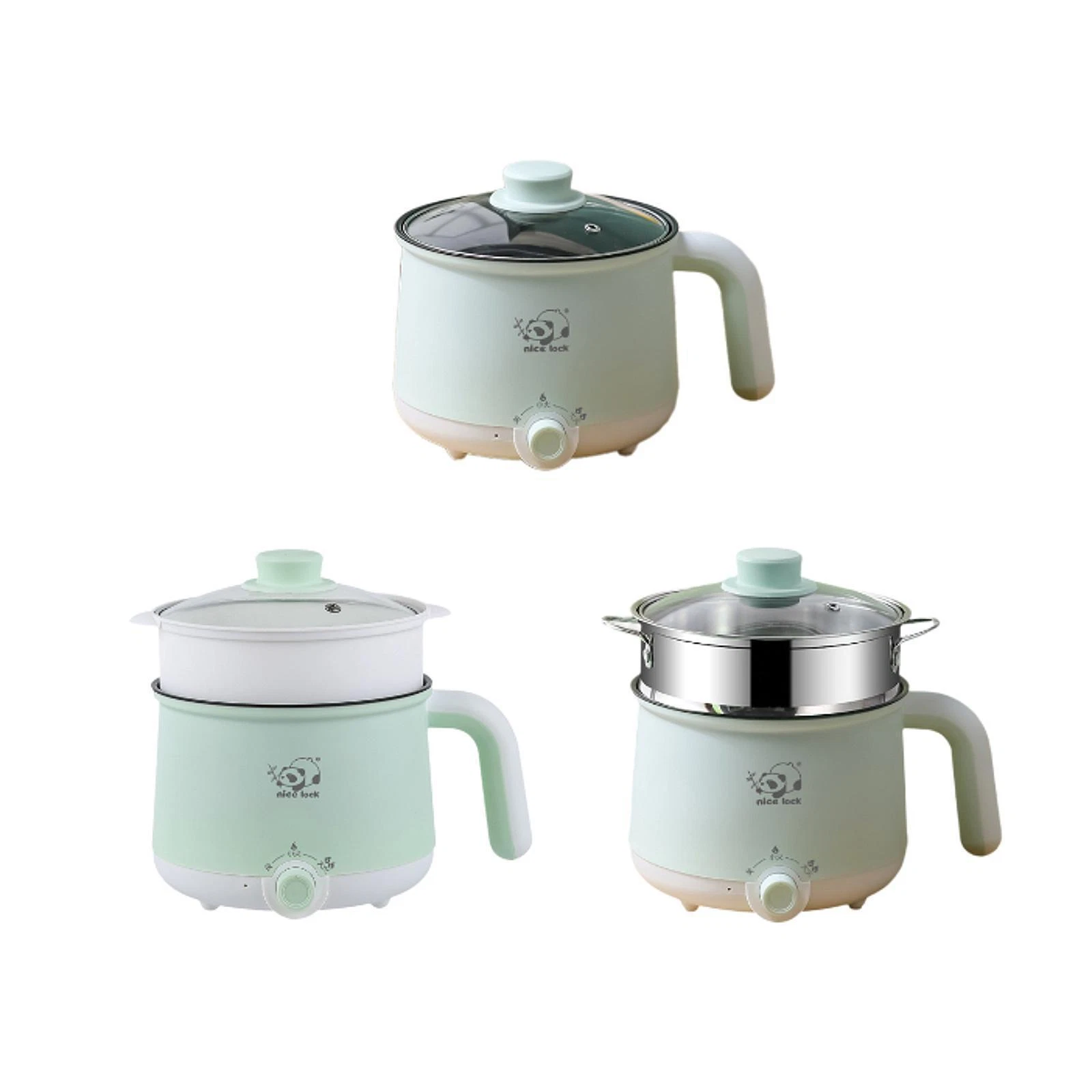 Mini Hot Pot Electric Rice Cooker Multipurpose Nonstick Raman Cooker Portable
Opens in a new window