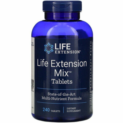 Life Extension Mix Tablets 240Tabs Multivitamin