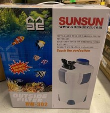SunSun HW-302 3-Stage External Canister Aquarium Filter 264GPH