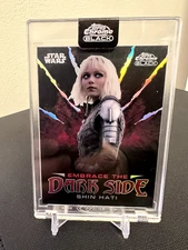 2024 Topps Chrome Black Star Wars Embrace The Dark Side Complete Your Set! Shin
