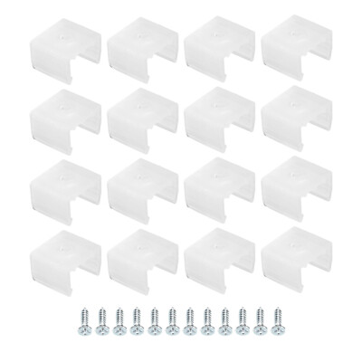 120 Pack LED Montageclip Halter Halterung Befestigungsklemme Passend für 12-14mm