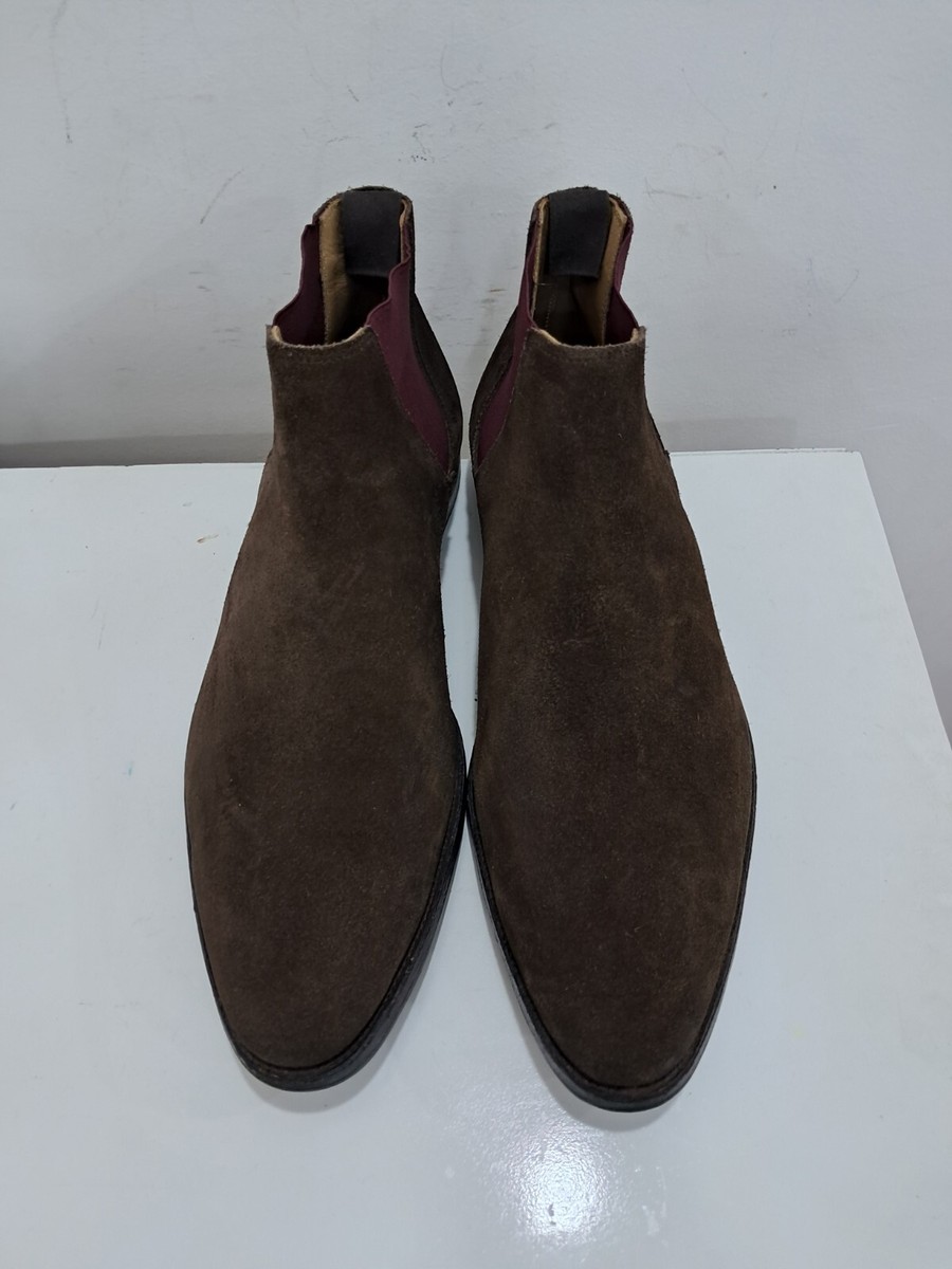 Crockett & Jones Cranford 3 Brown Suede Chelsea Boots Size  display picture 1