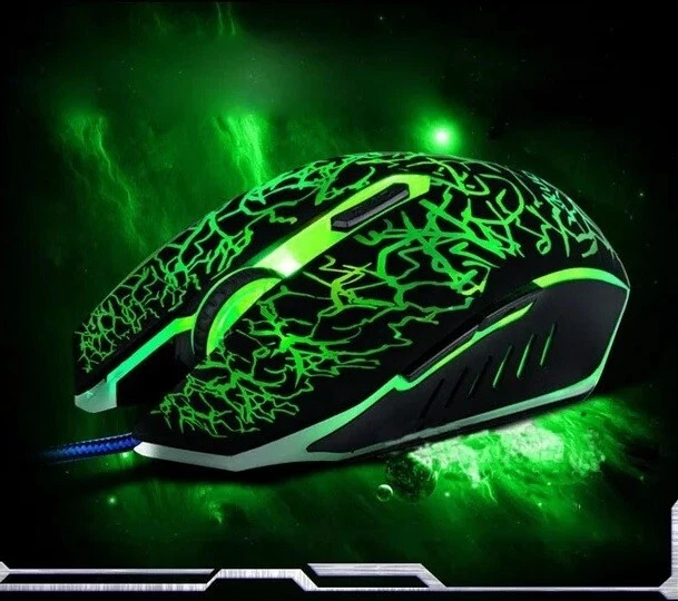 FlagPower Professional Colorful Backlight 4000DPI Optical Wired Gaming Mouse. - Image 3 of 4