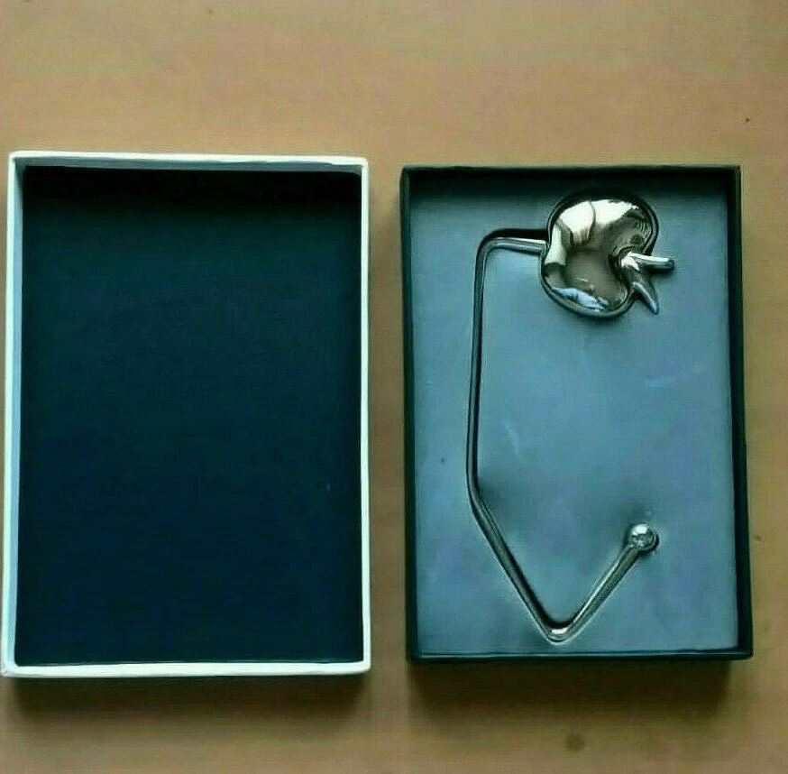 Gancio Appendiborsa Antiscivolo Da Tavolo In Alluminio Con Murrina Veneziana – Pieghevole, Porta Borsa Da 3kg