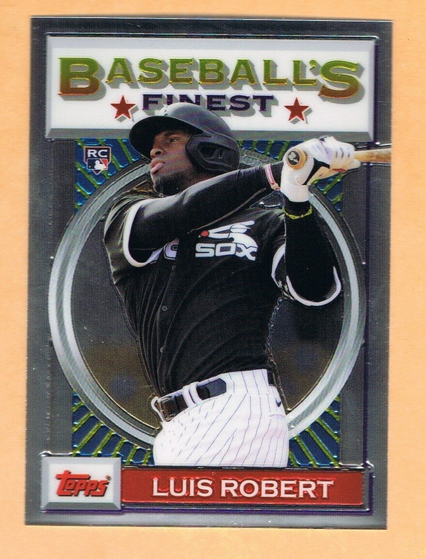 2020 Finest Flashbacks Luis Robert RC #59 Chicago White Sox