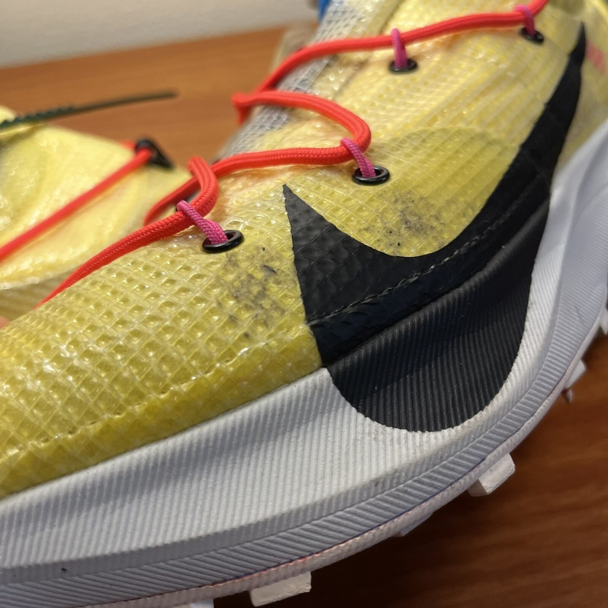 Size 14.5 - Nike Vapor Street x Off-White Low Tour Yellow W Size 14.5 - Nike Vapor Street x Off-White Low Tour Yellow W