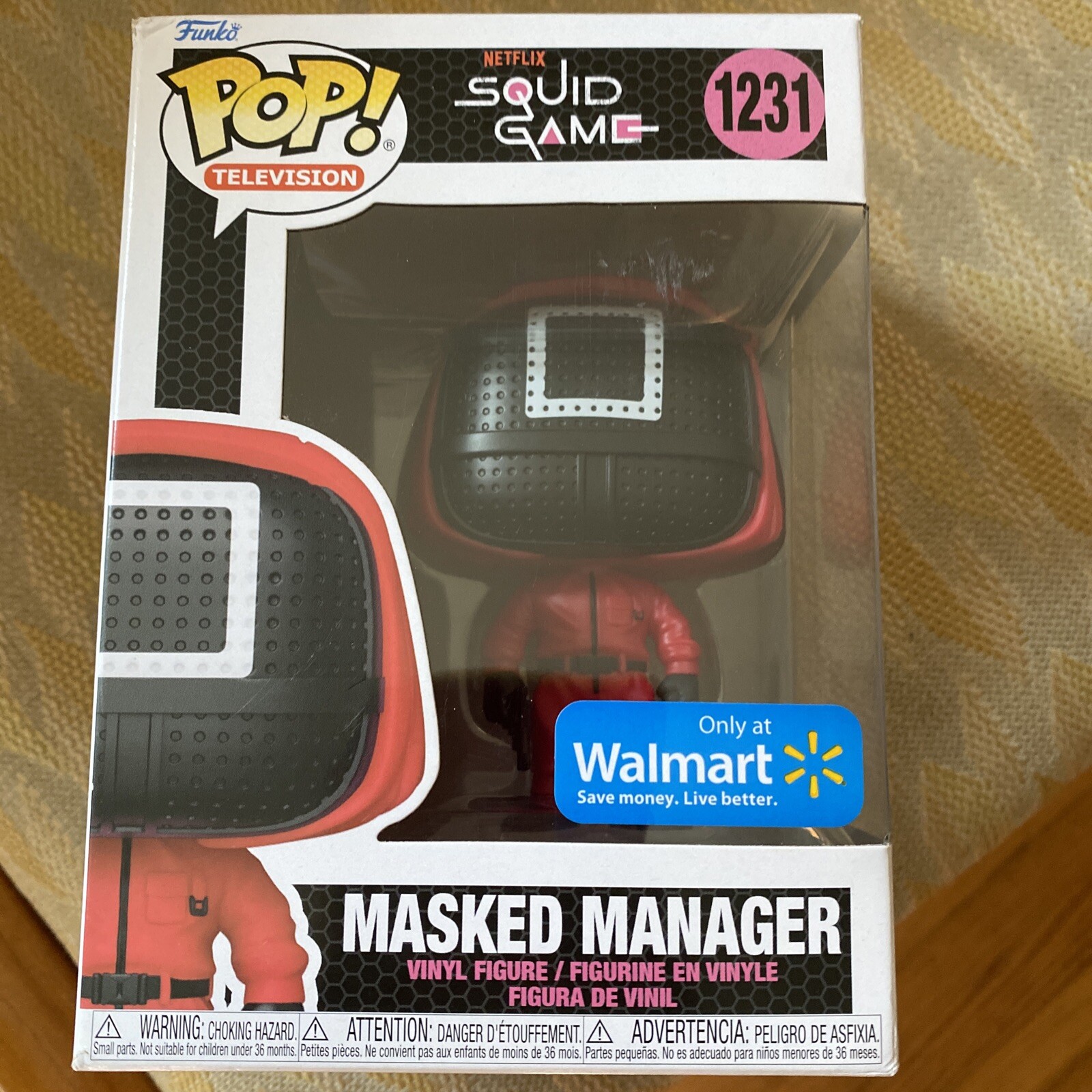 Funko Pop! Squid Game Soldier With Square Mask Figure (Fun65169)