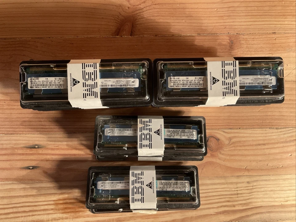 IBM 8GB ( 2x4GB )  PC2-5300 DDR2-667 memory - Image 2 of 2