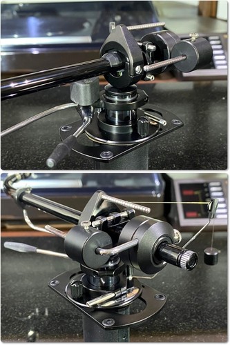 SME 3009-R BLACK Tonearm SME Headshell/Cable Lift Oil Refil work Tested - Picture 8 of 9