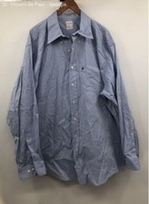 Men's Brooks Brothers Blue Long Sleeve Button Down Shirt Preppy - Size XL