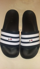ARIZONA COYOTES Laurent Dalphin #26 worn shower shoes (size 10) 2022-2023 season