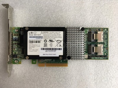 LSI Megaraid SAS 9261-8i SATA / SAS Controller RAID L3-25239 + iBBU08 Battery