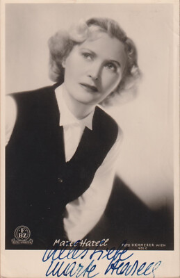 MARTE HARELL Original Autogramm signierte FBZ Postkarte 50er Jahre