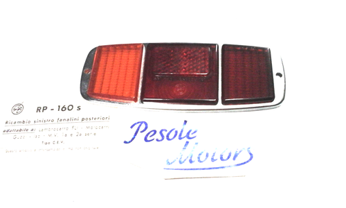 Feu Arrière De Rechange Pour Cyclomoteur Peugeot 103, 104, 105, GL10 - Marque Bosatta, Rouge, Fabriqué En Italie