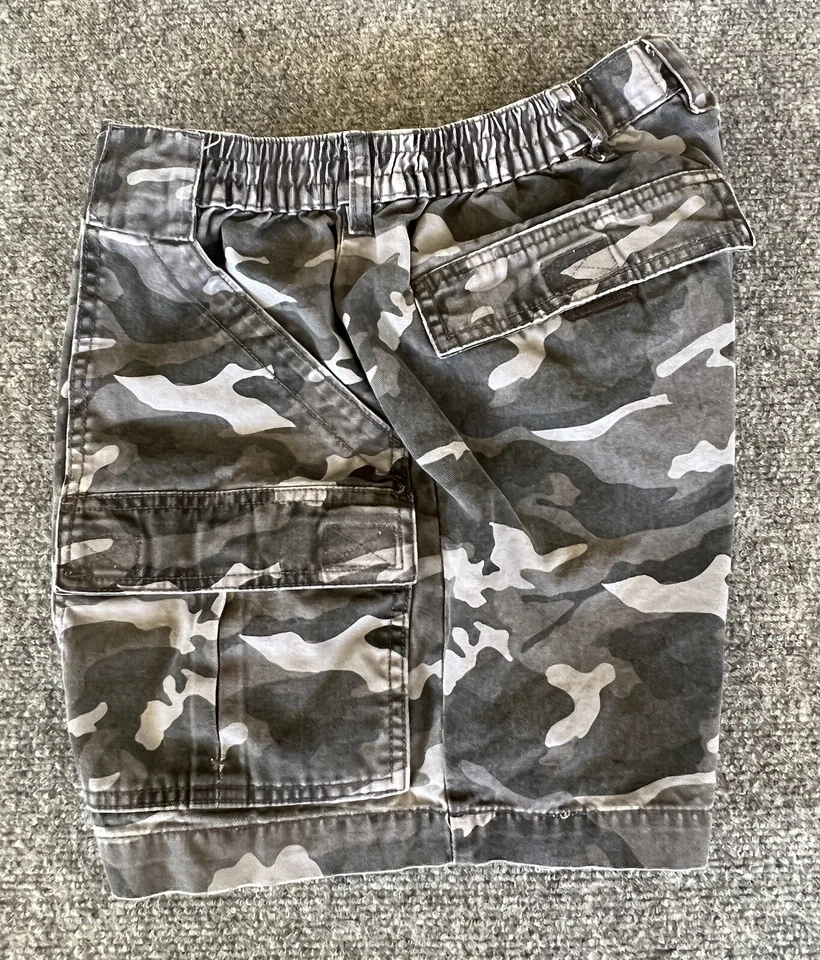 "Camisa de Carga Pelirroja Para Hombres De Colección Camuflada 4.5"" Azul 6 Bolsillos Aire Libre Senderismo Pesca" Foto 3 de 4