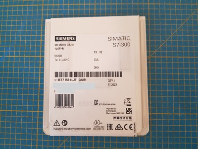Siemens 6ES7953-8LJ31-0AA0 PLC memory card