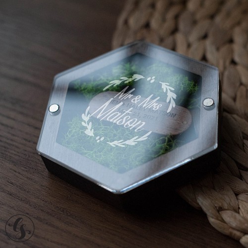 Boîte à clé USB en bois étui mariage clé mémoire personnalisée stylo à pouce - Photo 3/14