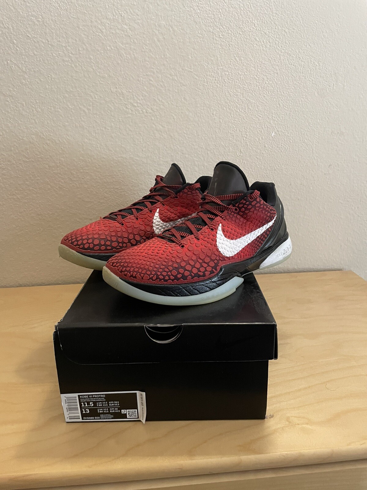 Size 11.5 - Nike Zoom Kobe 6 Protro All 