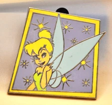 WALT DISNEY Parks Trading 2011 Pin Yellow & Purple Tinker Bell