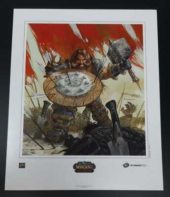 WoW World of Warcraft ArtWork 2007 UDE Limited Edition - Dwarf Warrior