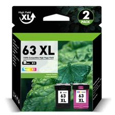 63XL Ink Cartridge for HP OfficeJet 3830 4650 5200 5220 5255 5264 ENVY 4512 4520