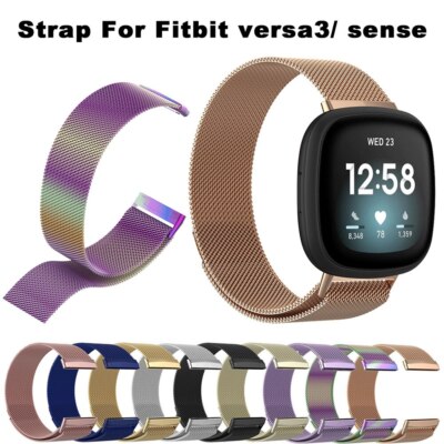 Per Fitbit Versa 4 / Versa 3 / Sense 2 / Sense Cinturino Per - Foto 3