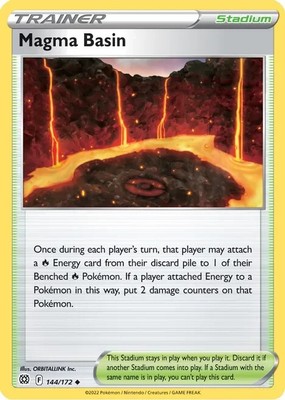 Magma Basin 144/172 - Pokemon TCG Brilliant Stars (2022) - Near Mint (NM)