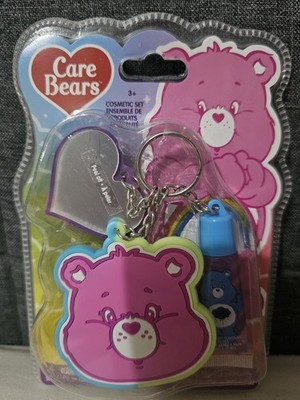 Townley Girl Care Bears Lipgloss-Schlüsselanhänger mit Süßigkeitengeschmack Schlüsselanhänger mit Spiegel