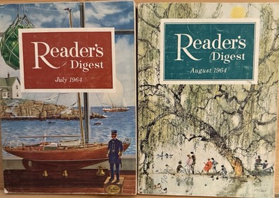 1964 July August READER'S DIGEST MAGAZINE Vintage History Short Stories