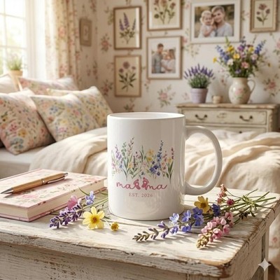 Custom Mama Mug Mom Est 2026 New Mom Mothers Day Baby Shower Gift