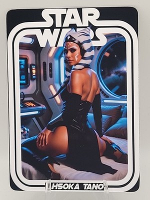 Star Wars Ahsoka Tano Spicy Custom Trading Card 