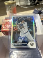 2023 Topps Pro Debut - Chrome Nick Biddison #PDC-176 Refractor Autographs /99 