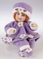 MARIE OSMOND PANSY BLOSSOM TINY TOT PORCELAIN DOLL