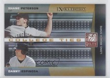 2008 Donruss Elite Extra Edition Gold 27/100 Shane Peterson Danny Espinosa 0c2