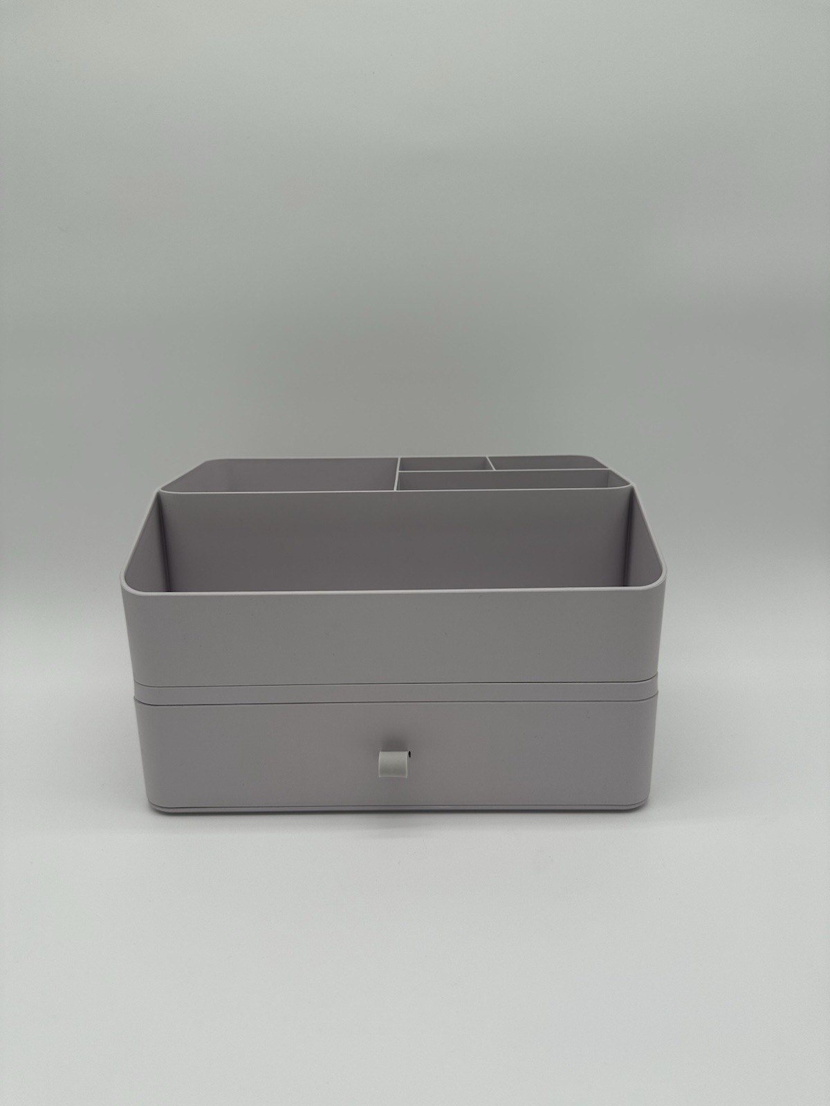 Organizador de almacenamiento de cosméticos blanco - Caja de maquillaje con cajón