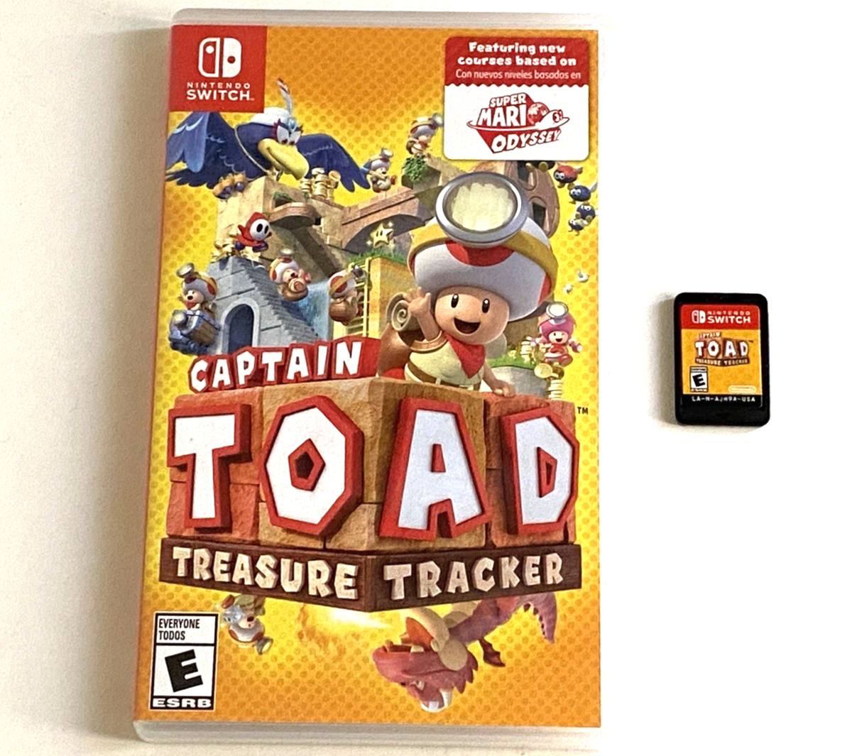 Captain Toad Treasure Tracker Nintendo Switch Game Case Puzzle