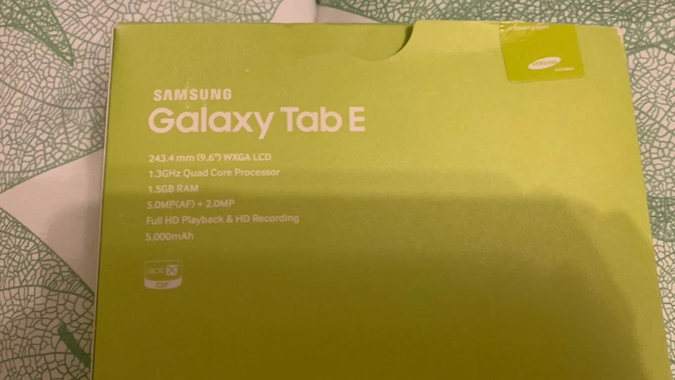 SAMSUNG GALAXY TAB E Perlweiß Top Zustand Tablet - Bild 3 von 4