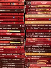 Lot of 10 Silhouette/Harlequin Desire Romance Paperbacks Random Mix of Books