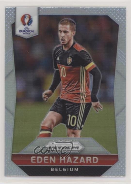 2016 Panini Prizm UEFA Euro Silver Prizm Eden Hazard #22 u0u